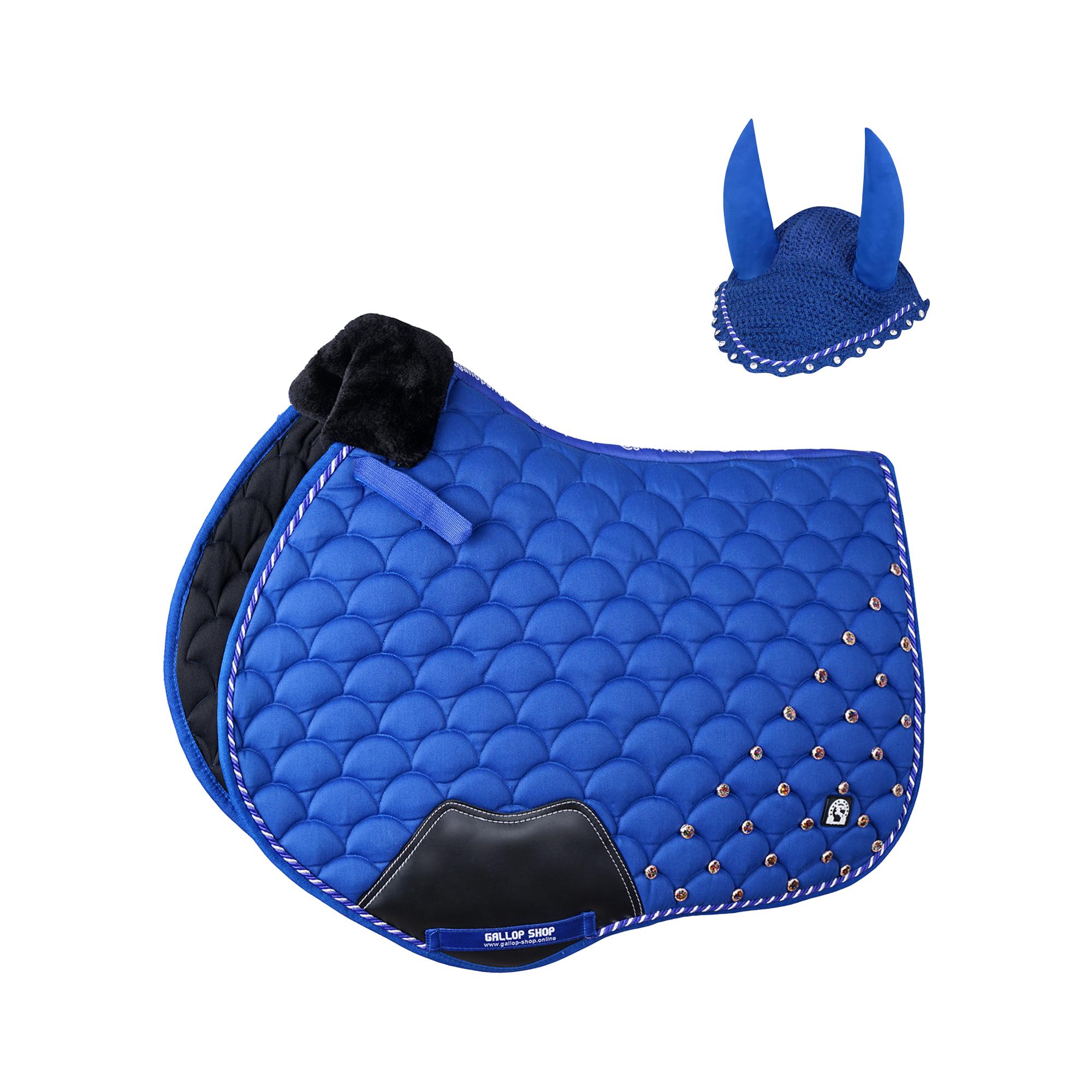 Tapis De Selle Gallop Shop - Tissu Style Parapluie Bijou - Contact Étroit - Neuf