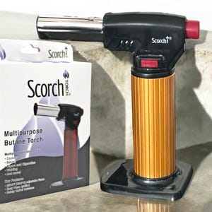 Scorch Torch Multipurpose Butane Torch | Handheld with base stand