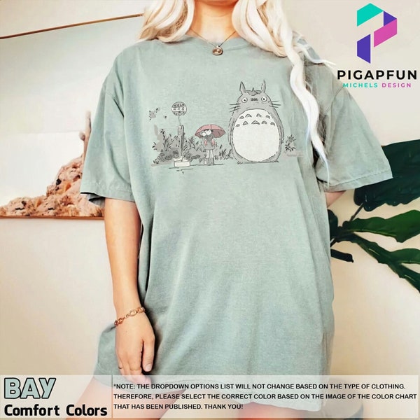 Totoro Bus Stop Shirt, My Neighbor Totoro Shirt, Catbus Shirt, Ghibli Cartoon Shirt, Hayao Miyazaki Shirt, Anime Shirt