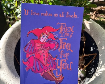 A Fool For You - Love Card