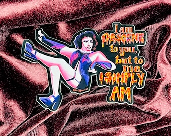 Frank N Furter Sticker – Obscene Quote, Rocky Horror