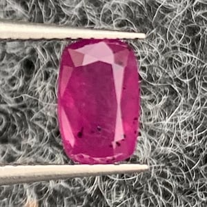 1.15 Carat Corundum(Ruby) Fancy Cushion cut Loose Gemstone @Africa.