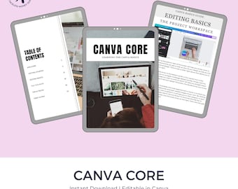 Canva Kernkurs: Grafikdesign-Grundlagen, Master-Wiederverkaufsrechte (PLR) (Digitaler Download)