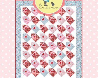 Sending My Love PDF Quilt Pattern from The Cottage Mama