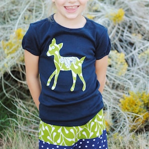 Applique Pattern PDF Woodland Applique Sewing Pattern Set for Boys and Girls
