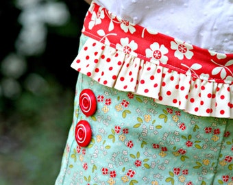 PDF Pants Sewing Pattern, Skip and Play Pants and Capris, Size 6 Month - 10 Years by The Cottage Mama