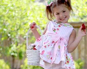 PDF Girls Sewing Pattern, Classic Vintage Retro Style - Miss Matilda Dress and Top