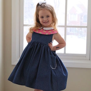 PDF Sewing Pattern: Beatrice Dress Size 6 Month 12 Years by The Cottage Mama image 4