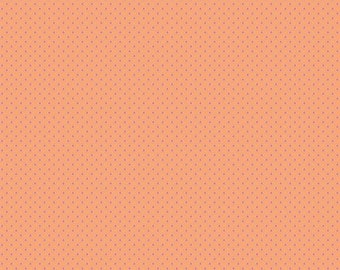 Halloween Fabric Fright Delight Dot - Orange by The Cottage Mama for Riley Blake Designs