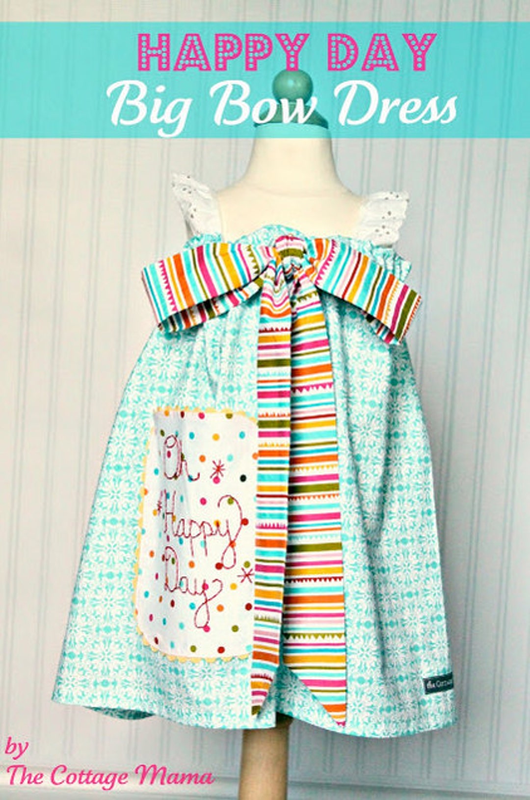 Baby Girl Vintage Bow Collection Dress-Ivory