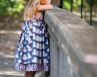 SAMPLE Girls Party Dress Cupcake, Classic Girls Dress, Girls Pageant Dress, Pageant Casual Outfit, Vintage Dress, Fancy Dress, Size 4