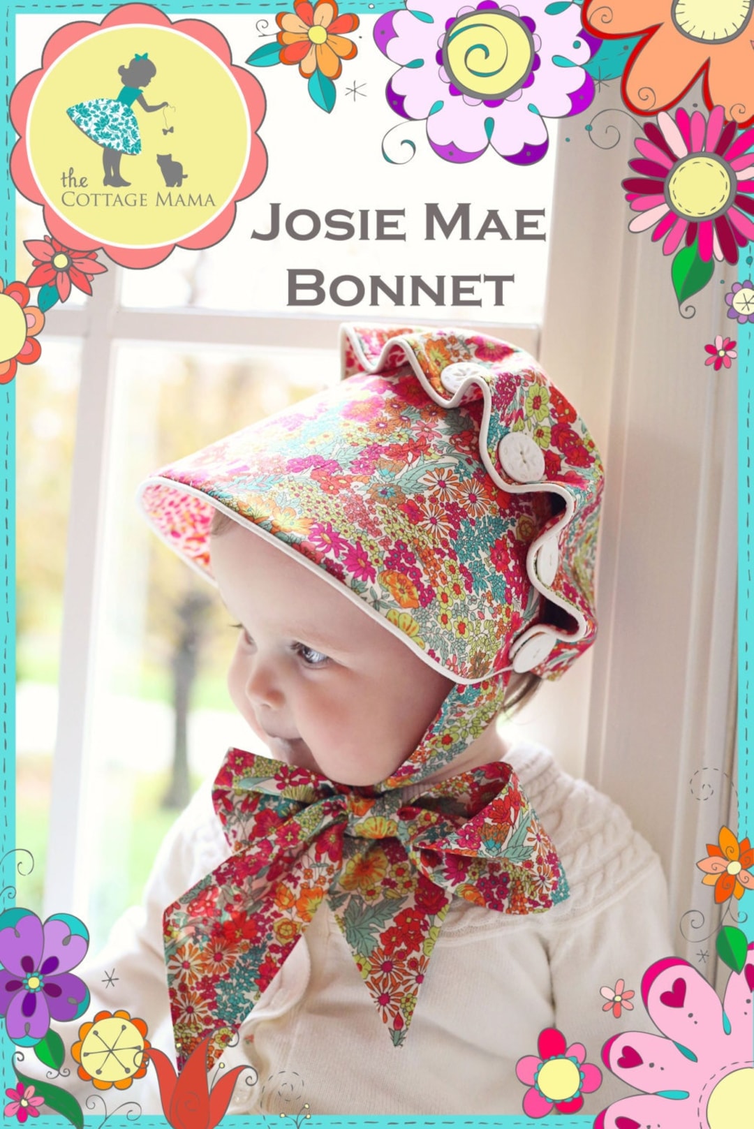 pdf-girl-bonnet-pattern-classic-vintage-button-style-josie-mae-bonnet-size-newborn-size-4-etsy