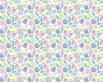 London Parks Tulip Triumph B- Purple - The Cottage Mama - Riley Blake Designs