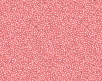 Playtime 1930s Fabric, Reproduction Feedsack Fabric, Quilting Fabric, Riley Blake, Vintage Retro Fabric, The Cottage Mama - Pink Flowers