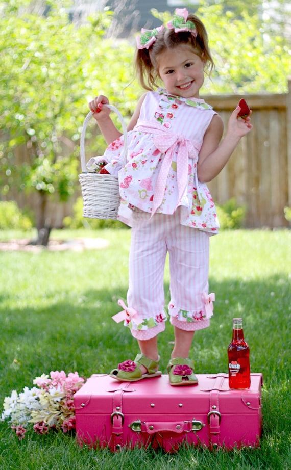 PDF Girls Dress Pattern - Miss Matilda Dress and Top, Size 6 Month - 10 Years