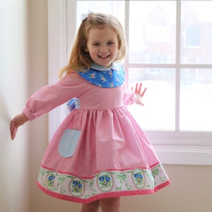 PDF Sewing Pattern: Beatrice Dress Size 6 Month 12 Years by The Cottage Mama image 5