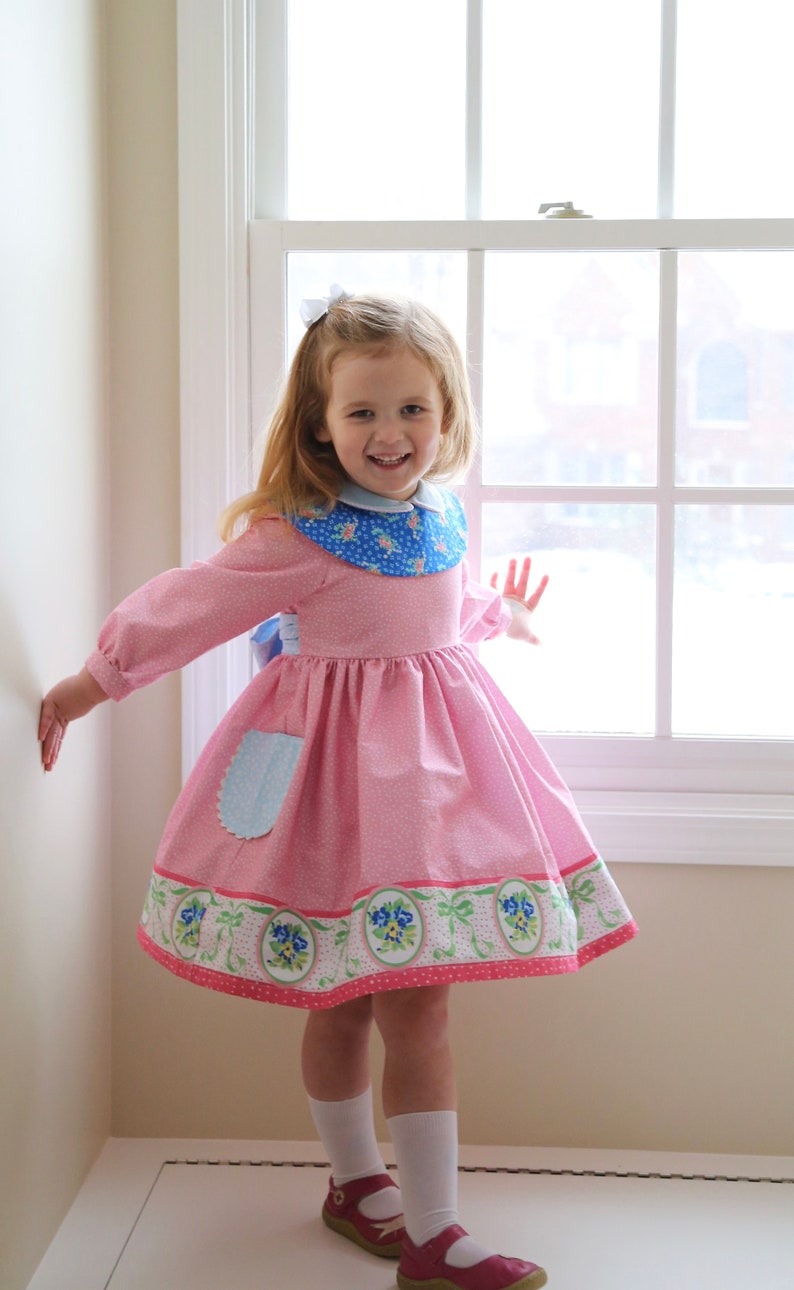 PDF Sewing Pattern: Beatrice Dress Size 6 Month 12 Years by The Cottage Mama image 5