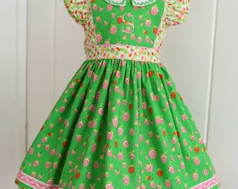 PDF Dress Sewing Pattern for Girls, Kids Dress Sewing Pattern, Classic Vintage Retro Children's Clothing - Georgia Vintage Dress