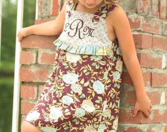 PDF Wrap Dress Pattern - Daphne Wrap Dress and Top, Size 6 Month - 10 Years by The Cottage Mama