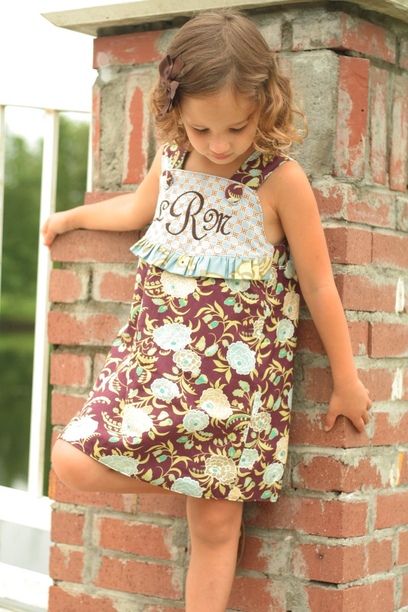 PDF Wrap Dress Pattern Daphne Wrap Dress and Top, Size 6 Month 10 Years by The Cottage Mama image 1