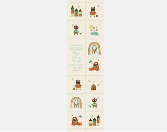 Sewing Quilting Fabric Bumble and Bear Panel from Riley Blake Designs