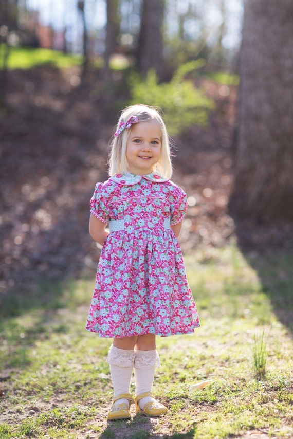 PDF Adelaide Dress Pattern - Size 6 Month - Size 12 by The Cottage Mama