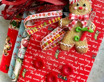 Christmas Holiday Fabric Christmas Joys Bundle - Limited Quantity from The Cottage Mama