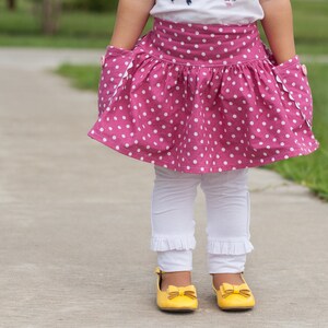 PDF Sewing Pattern Maisie Skirt and Leggings Girls Pattern, Size 6 Month through 10 Years image 8