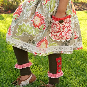 PDF Sewing Pattern Maisie Skirt and Leggings Girls Pattern, Size 6 Month through 10 Years image 5