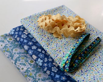 Quilting Sewing Fabric Spring Blue Bundle - Limited Quantity from The Cottage Mama