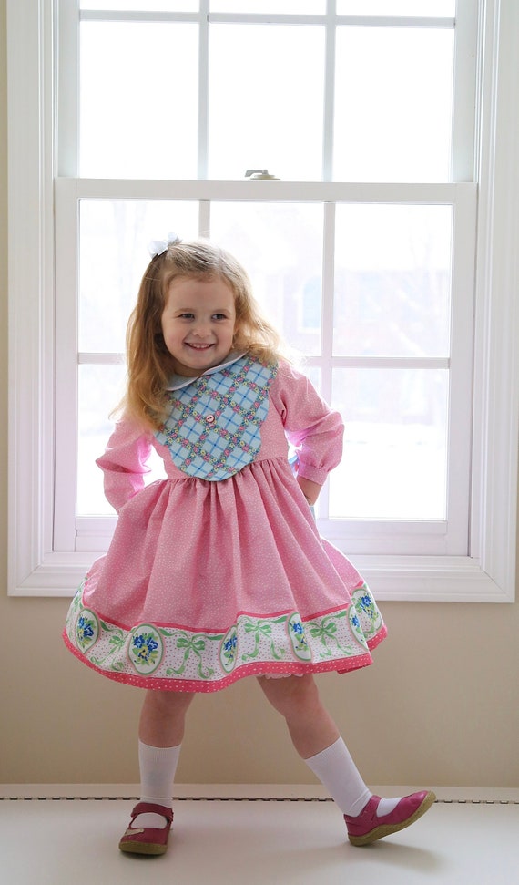 PDF Sewing Pattern: Beatrice Dress - Size 6 Month - 12 Years by The Cottage Mama