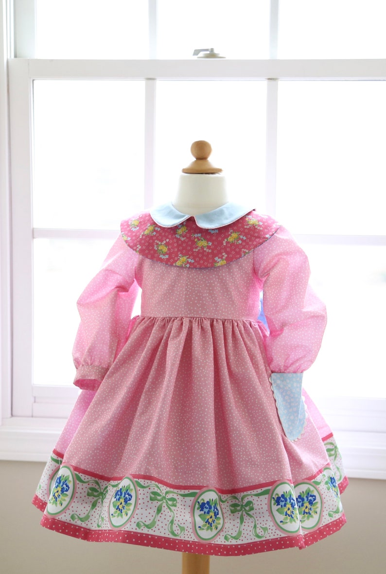 PDF Sewing Pattern: Beatrice Dress Size 6 Month 12 Years by The Cottage Mama image 9