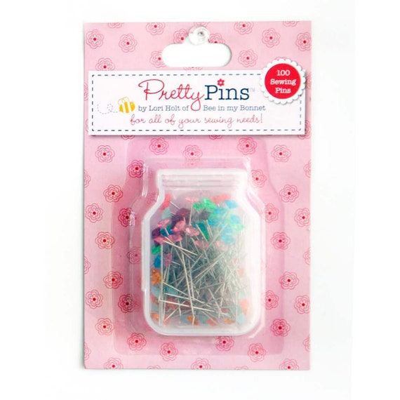 Lori Holt Sewing Pretty Pins  - 100 Count - The Cottage Mama