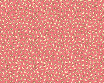 Playtime 1930s Fabric, Reproduction Feedsack Fabric, Quilting Fabric, Riley Blake, Vintage Retro Fabric, The Cottage Mama - Pink Ducks