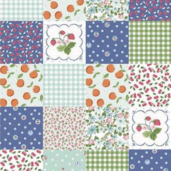 Summer Picnic Panel - The Cottage Mama - Riley Blake Designs