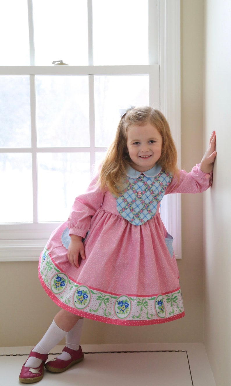 PDF Sewing Pattern: Beatrice Dress Size 6 Month 12 Years by The Cottage Mama image 2