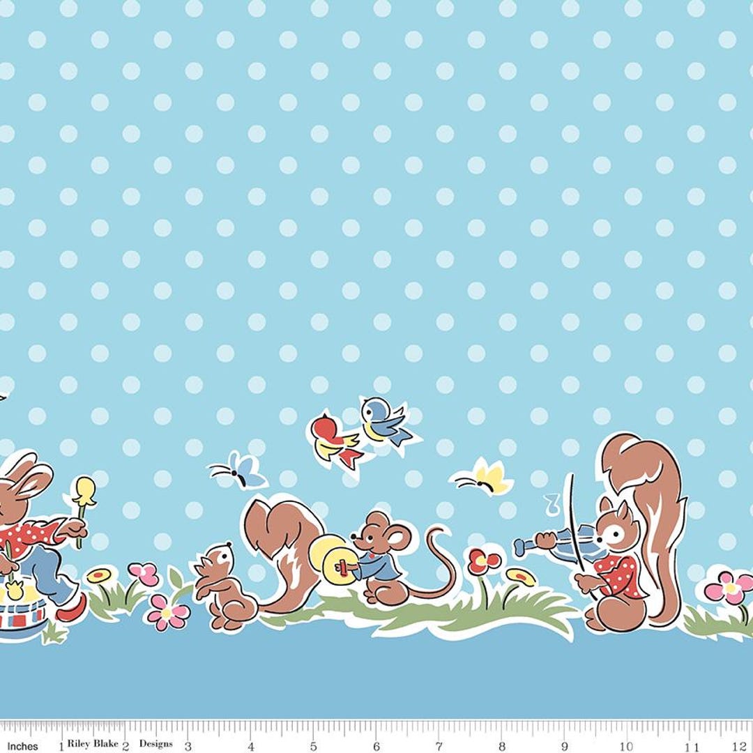 Love Notes Fabric by Lindsay Wilkes, Quilting Sewing, Blue, Riley Blake ...
