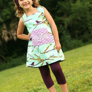 PDF Wrap Dress Pattern Daphne Wrap Dress and Top, Size 6 Month 10 Years by The Cottage Mama image 4