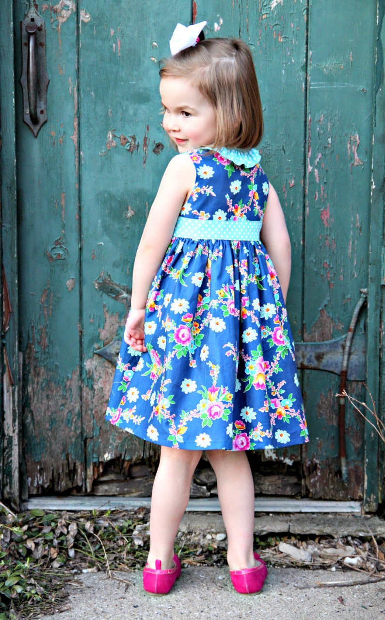 PDF Girls Dress Pattern Miss Matilda Dress and Top, Size 6 Month 10 Years image 4