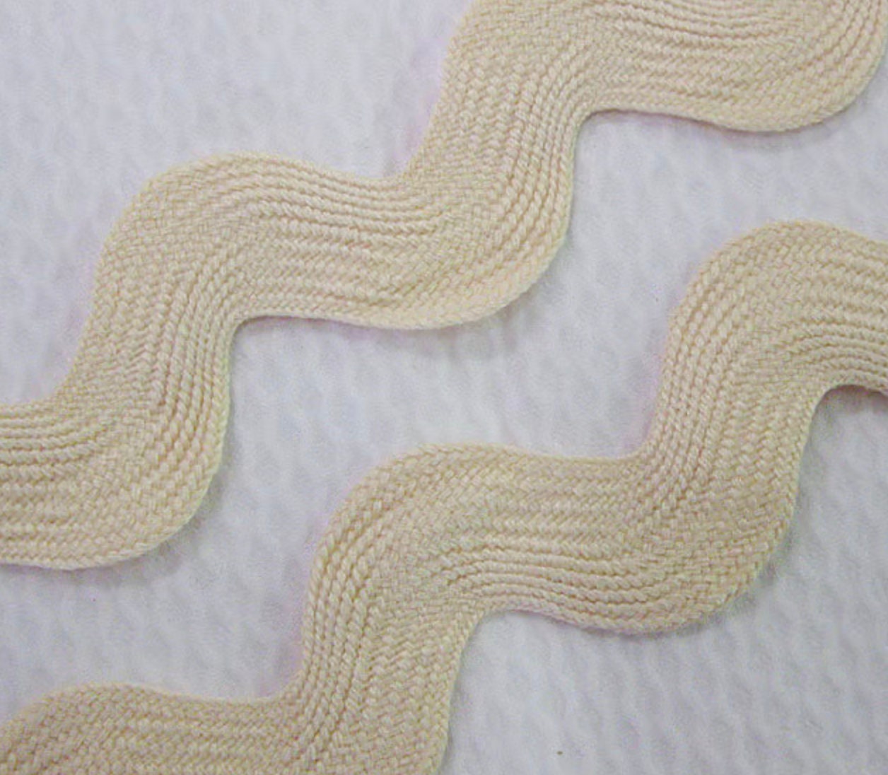 Jumbo Rick Rack Cream 1 Yard by The Cottage Mama