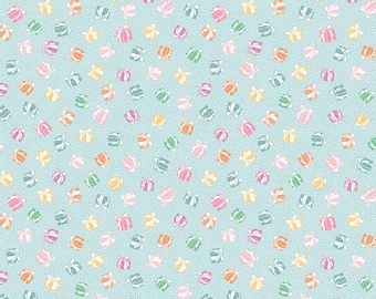 Sewing Quilting Fabric OUT OF PRINT - Perfect Party Fabric by Lindsay Wilkes from The Cottage Mama for Riley Blake Designs - Presents Blue