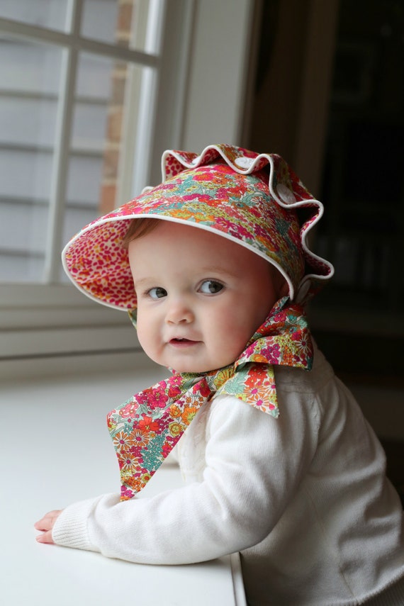 PDF Josie Mae Bonnet Baby Girl Button Bonnet Pattern Size - Etsy