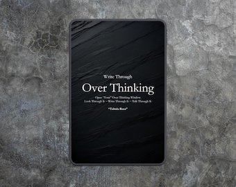 Over Thinking Daily Journal: Digital and Printable (Goodnotes, iPad)