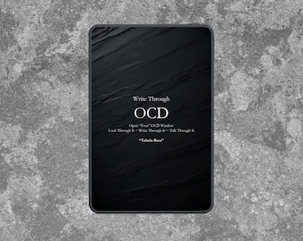 OCD Daily Journal: Digital and Printable (Goodnotes, iPad)