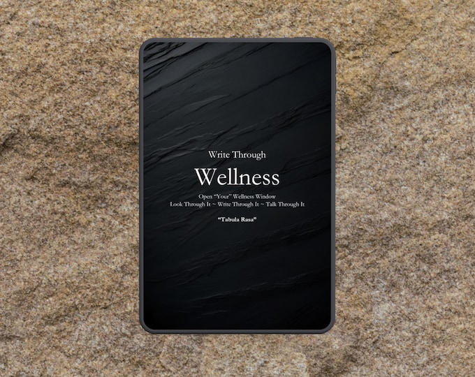 Wellness Daily Journal: Digital and Printable (Goodnotes, iPad)