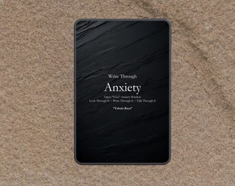 Anxiety Daily Journal: Digital and Printable (Goodnotes, iPad)