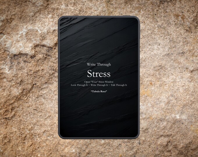 Stress Daily Journal: Digital and Printable (Goodnotes, iPad)