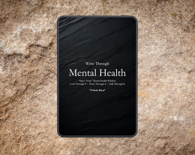 Mental Health Daily Journal: Digital and Printable (Goodnotes, iPad)