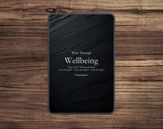 Wellbeing Daily Journal: Digital and Printable (Goodnotes, iPad)