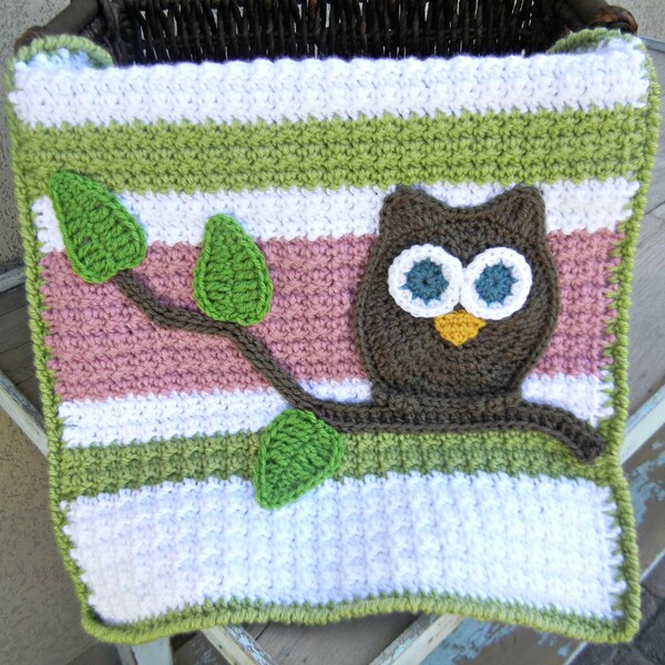 Owl Baby Blanket Etsy